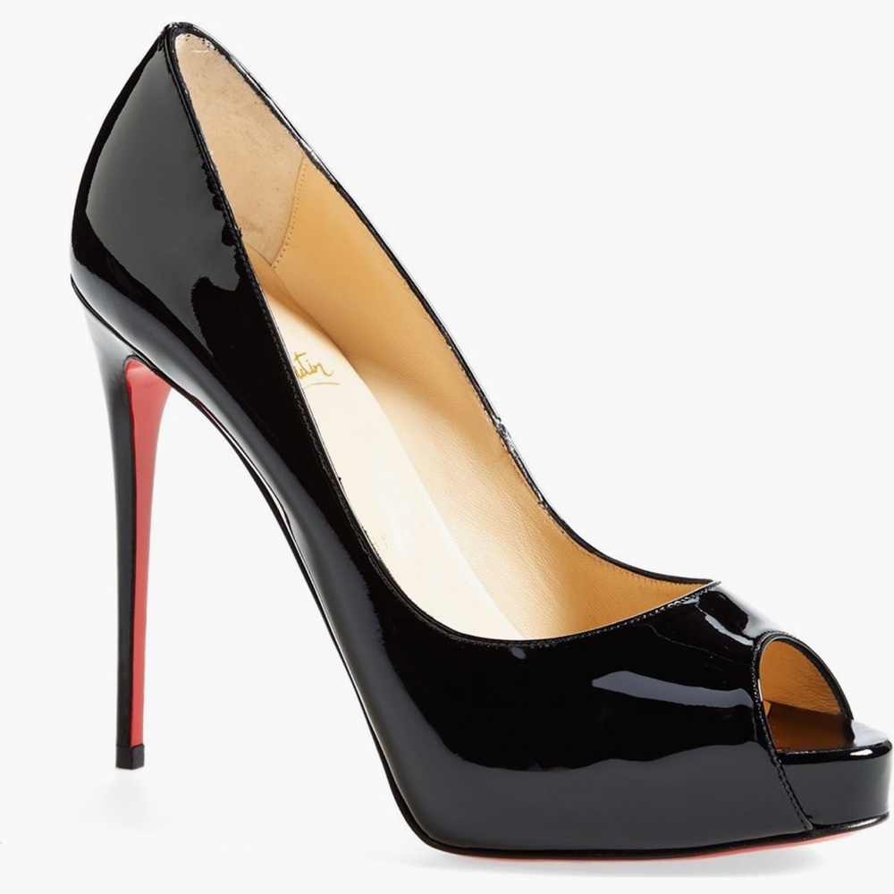 Christian Louboutin New Very Privé 120 mm Open Toe Pump Size 39